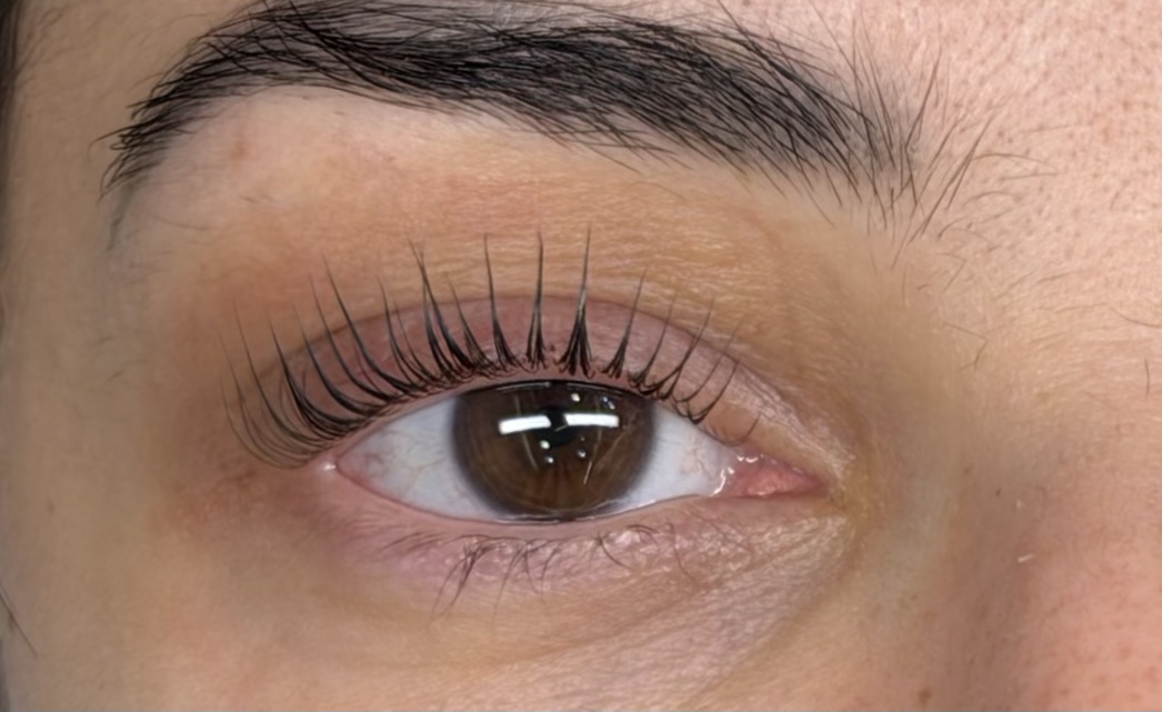 Korean Lash Lift — αποτέλεσμα
