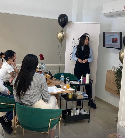 Lash Lift Seminar — εκπαιδευτική διαδικασία